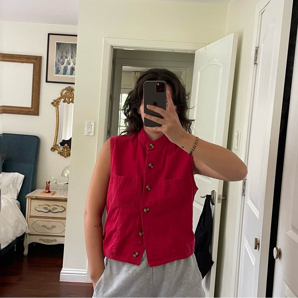 Button Down Vest - image 1
